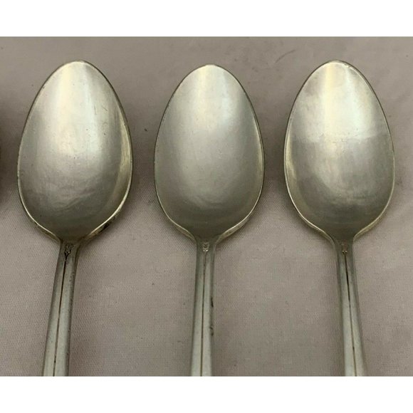 International Silver Wm Rogers & Son - Gardenia - 4 Teaspoons - 6" - Picture 3 of 12